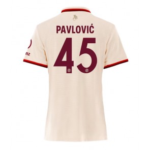 Bayern Munich Aleksandar Pavlovic #45 Tredjetröja Dam 2024-25 Kortärmad